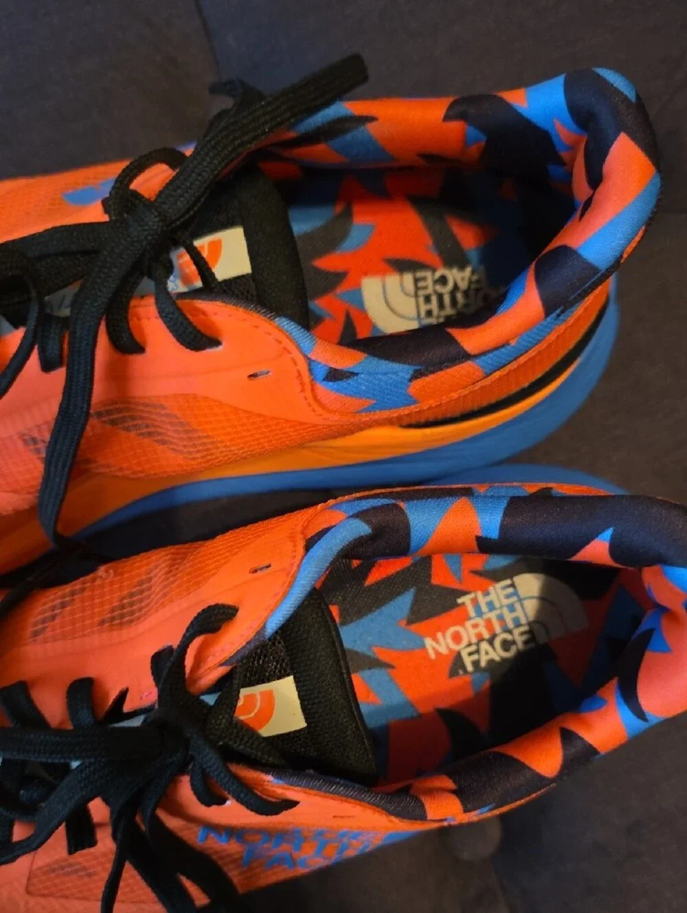 The North Face Men’s VECTIV 2023 Enduris 3 Athletic Shoes - Size 12 Orange/blue